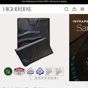 HigherDOSE Infrared Sauna Blanket - Black